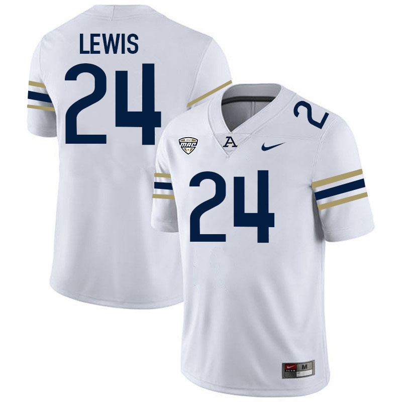 Darrian Lewis Akron Zips Jersey,University Of Akron #24 Darrian Lewis Jersey Youth-White